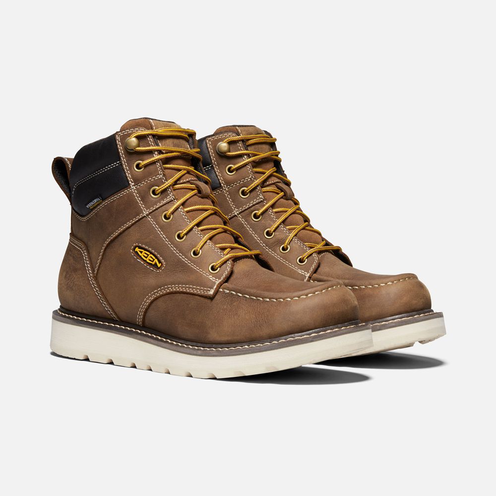 Botas de Zapatillas Keen Mexico Marrom - Hombre Cincinnati 6\" Waterproof (Soft Toe) - DO1038425